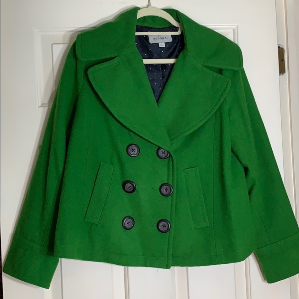 Merona Green pea coat